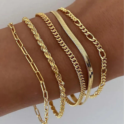 Set de pulseras Ellis Renner | Dorado