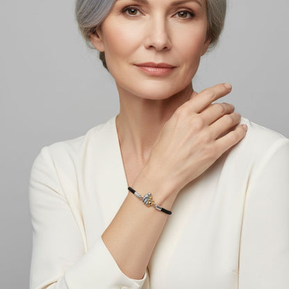 Katy™ - pulsera con cordón y icono de perro