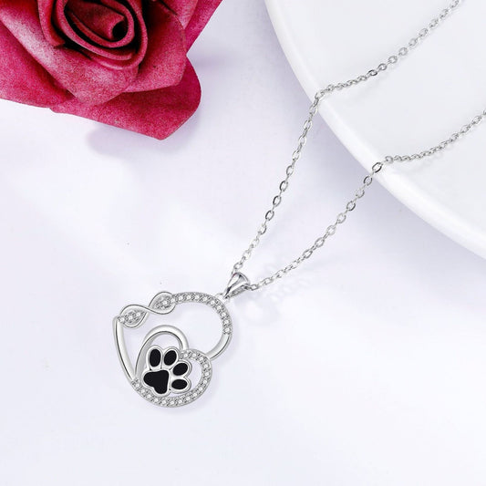 Collar de pata de amor infinito - Conectados para siempre