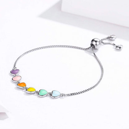 Pulsera ajustable de plata de ley con huella de pata de perro