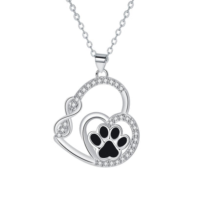 Collar de pata de amor infinito - Conectados para siempre